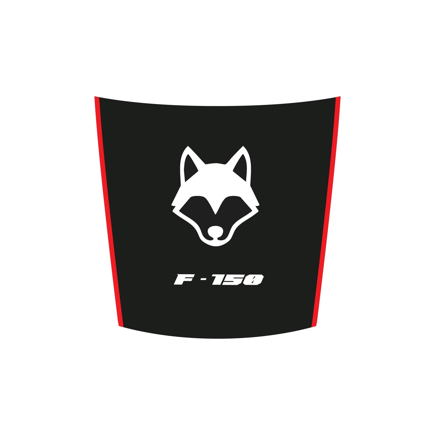 Hood Panel Decal/Sticker - Coyote Graphic Decal Graphic Kit - For Ford F-150 2015-2020 - Premium Vinyl