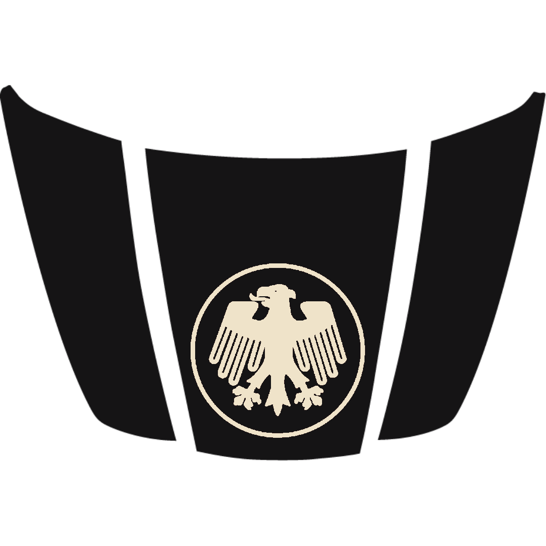 Hood Panel Decal/Sticker - Germany Logo Graphic Kit - For Ford F-150 2020-2026 - Premium Vinyl