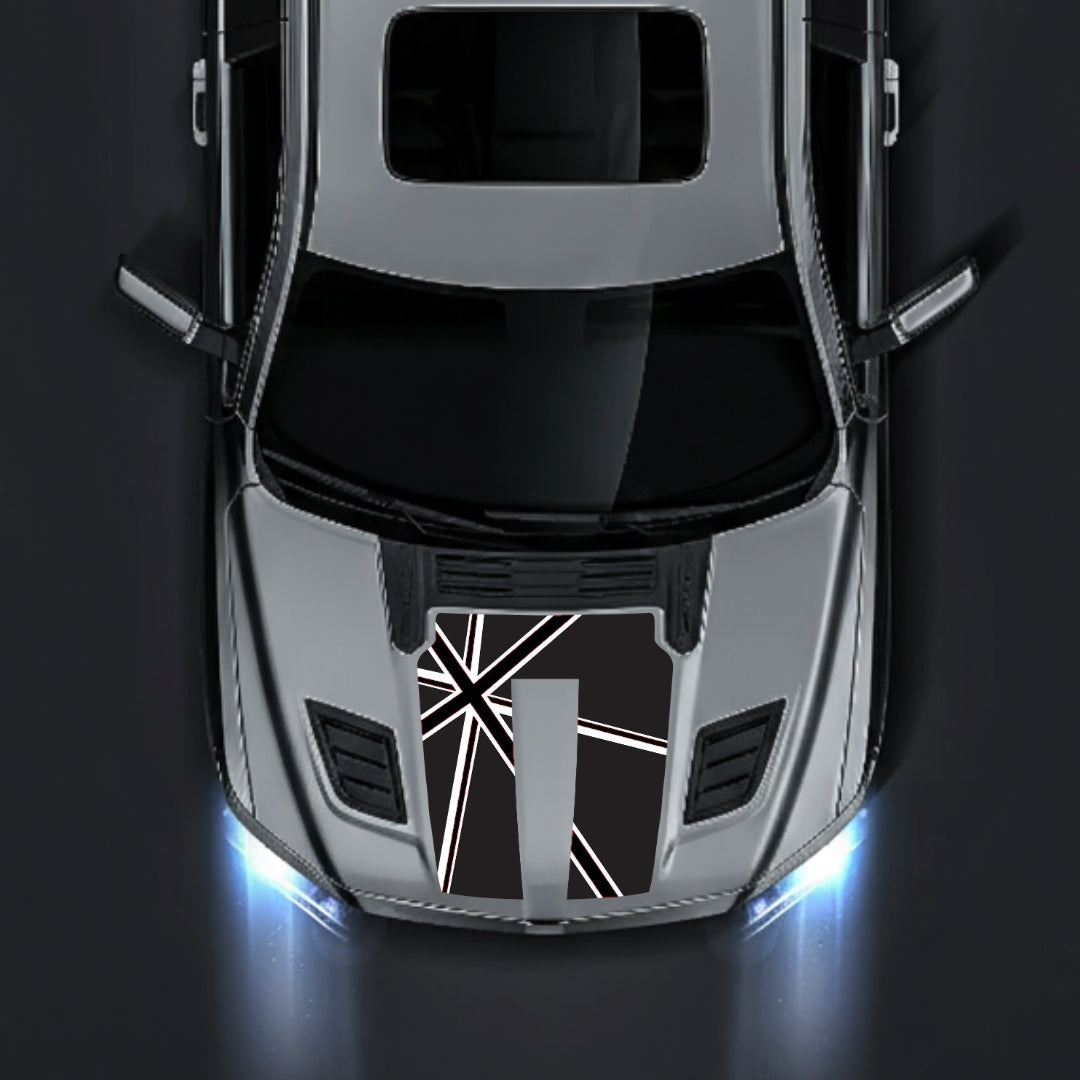Hood Panel Decal/Sticker - England Graphic Kit - For Dodge RAM 1500 2019-2025 - Premium Vinyl