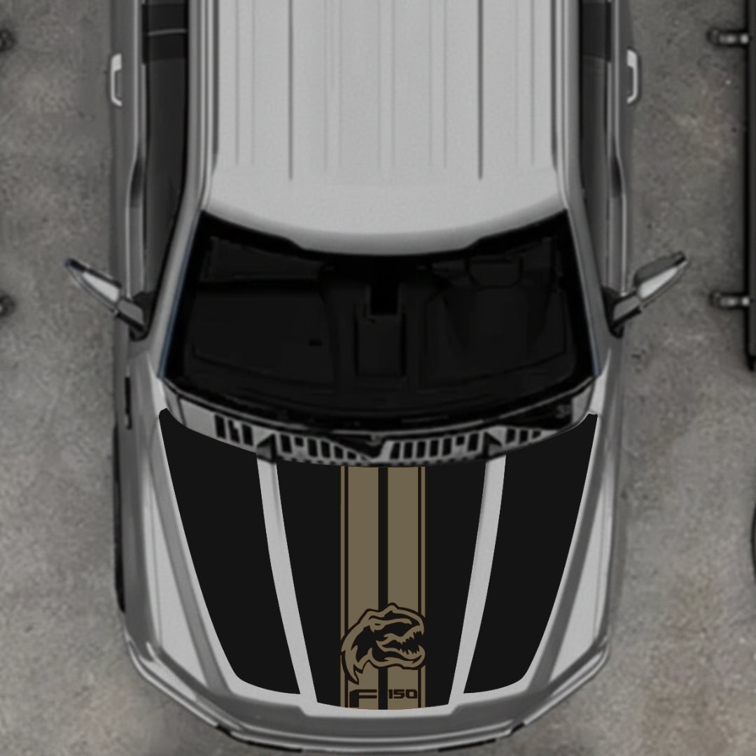 Hood Panel Decal/Sticker - Rex Graphic Kit - For Ford F-150 2020-2026 - Premium Vinyl
