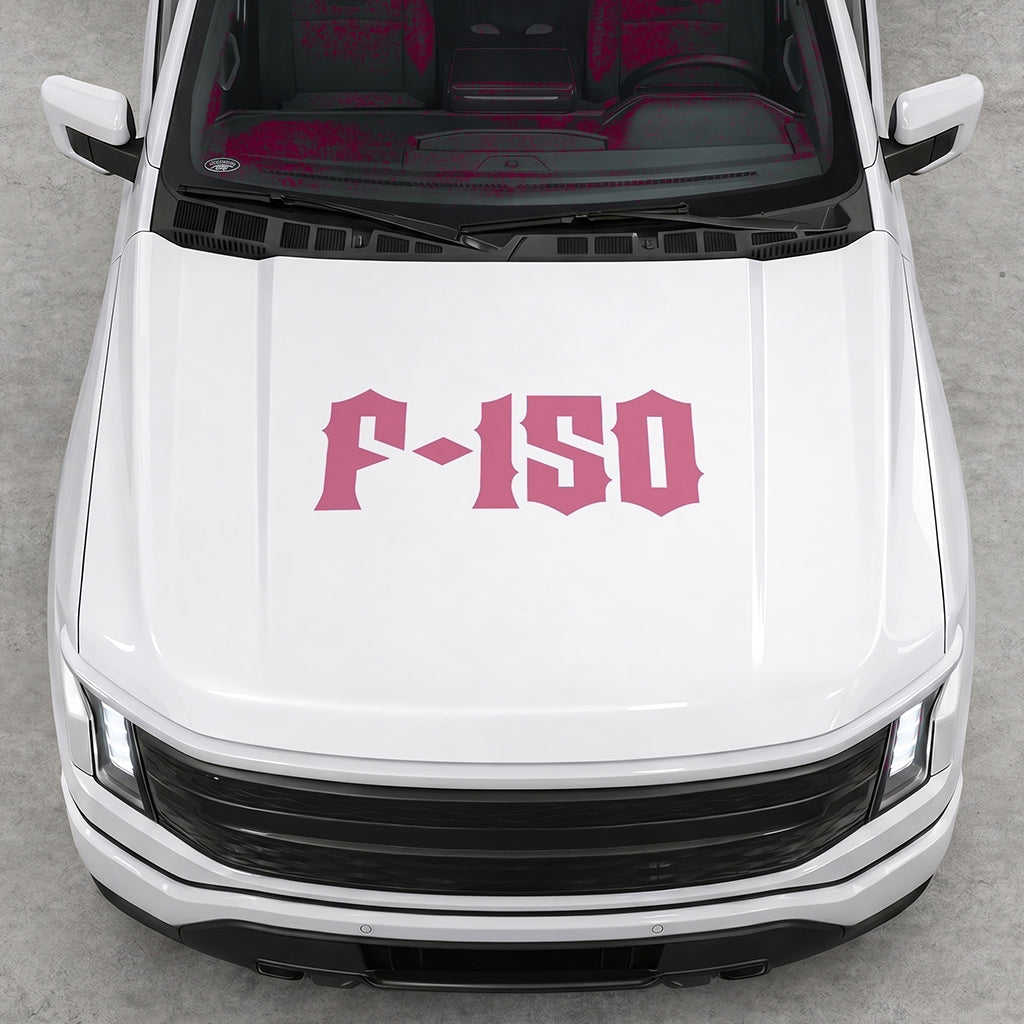 Hood Panel Decal/Sticker - Cut Lightning F150 Graphic Decal Graphic Kit - For FORD F-150 2015-2020 - Premium Vinyl