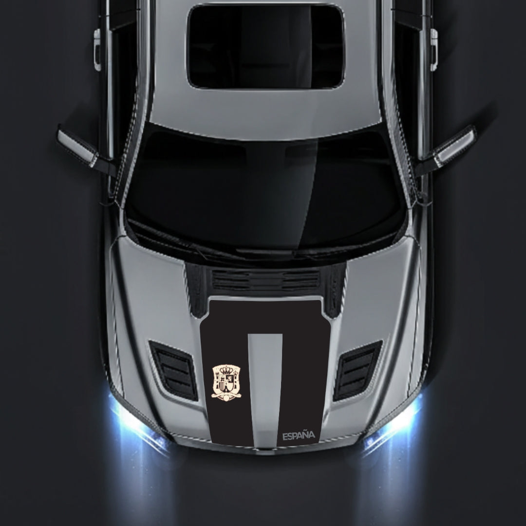 Hood Panel Decal/Sticker - Spain - Cut Graphic Kit - For Dodge RAM 1500 2019-2025 - Premium Vinyl