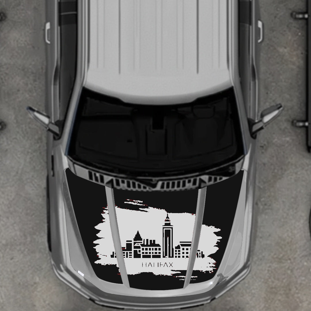Hood Panel Decal/Sticker - Halifax Graphic Kit - For Ford F-150 2020-2026 - Premium Vinyl
