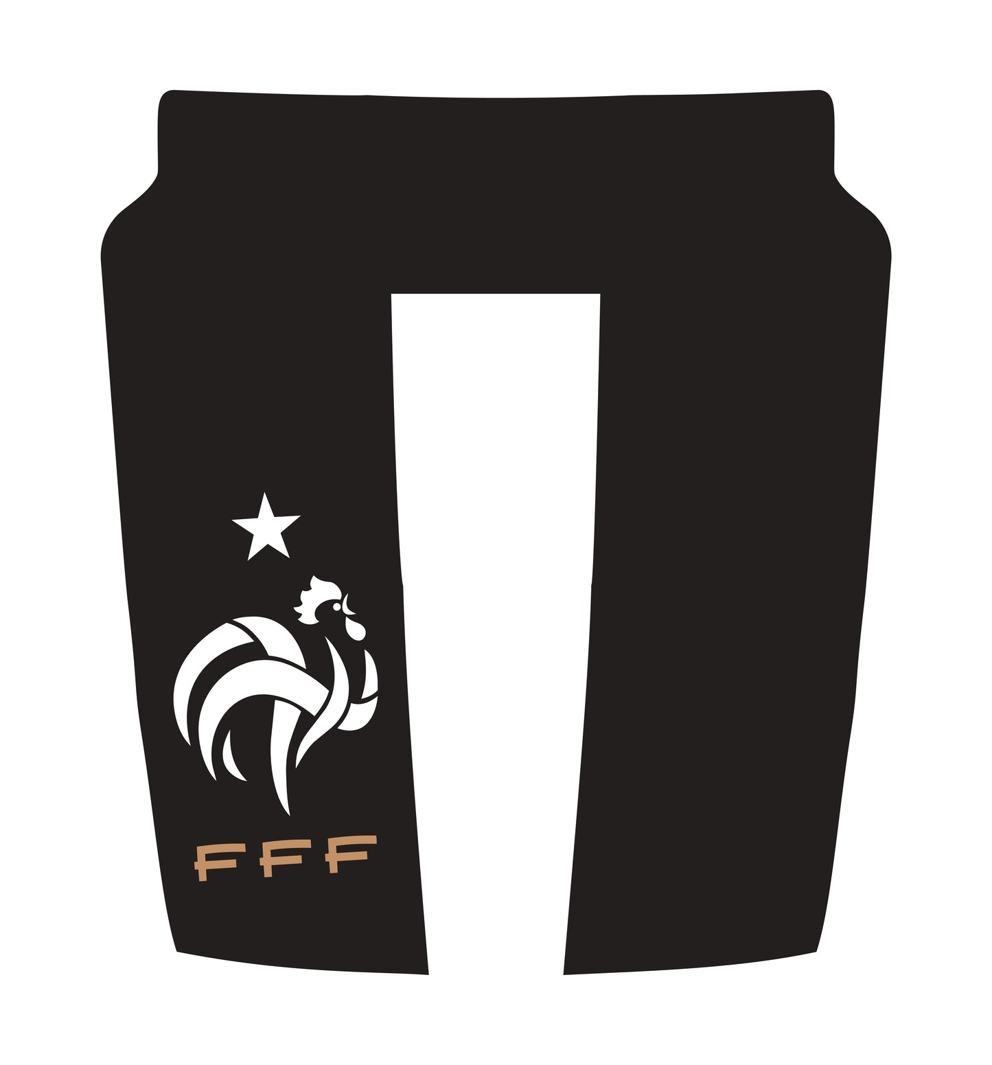 Performance Hood Panel Decal/Sticker - French Football Federation Logo Graphic Kit - For Dodge RAM 1500 2019-2025 - Premium Vinyl