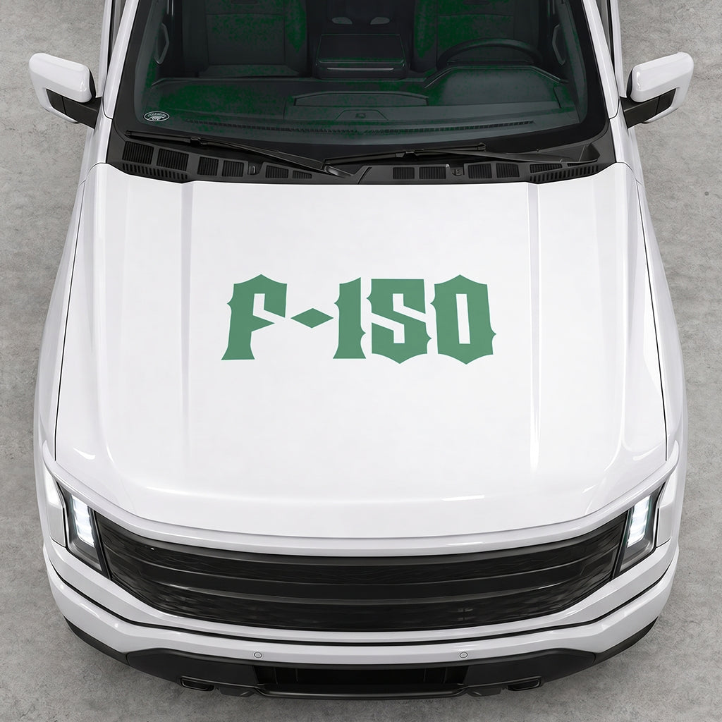 Hood Panel Decal/Sticker - Cut Lightning F150 Graphic Decal Graphic Kit - For FORD F-150 2015-2020 - Premium Vinyl