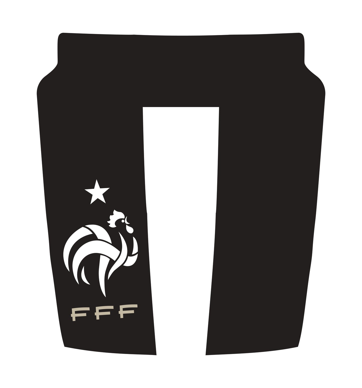 Performance Hood Panel Decal/Sticker - French Football Federation Logo Graphic Kit - For Dodge RAM 1500 2019-2025 - Premium Vinyl