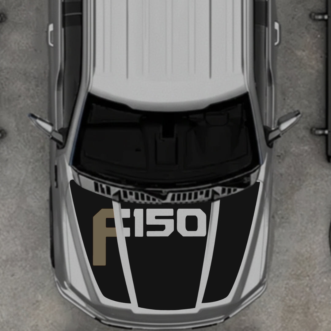 Hood Panel Decal/Sticker - Style 20 Graphic Kit - For Ford F-150 2020-2026 - Premium Vinyl