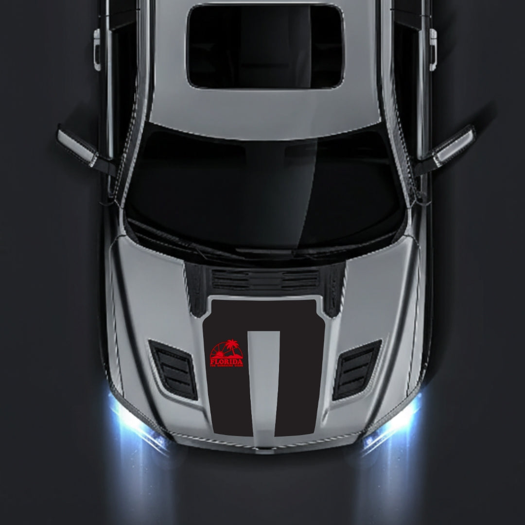 Performance Hood Panel Decal/Sticker - Florida Graphic Kit - For Dodge RAM 1500 2019-2025 - Premium Vinyl