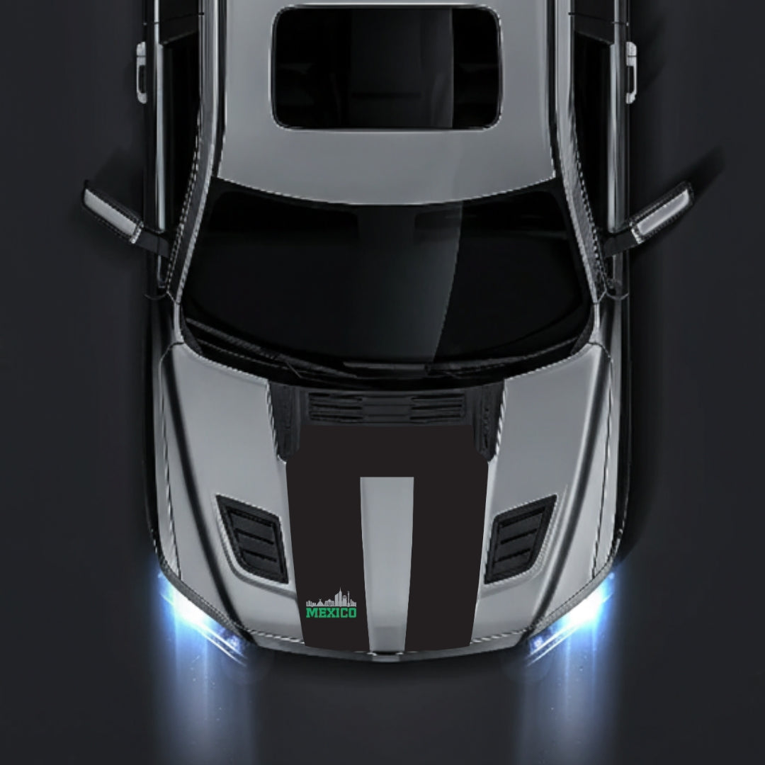 Hood Panel Decal/Sticker - Mexico - Cut Graphic Kit - For Dodge RAM 1500 2019-2025 - Premium Vinyl