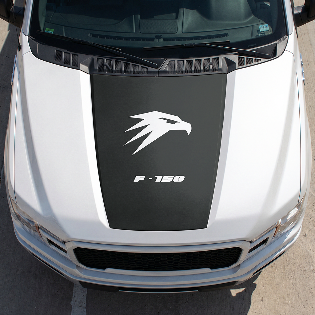 Hood Panel Decal/Sticker - Different Styles Graphic Decals Kit- For Ford F-150 2015-2020 - Premium Vinyl