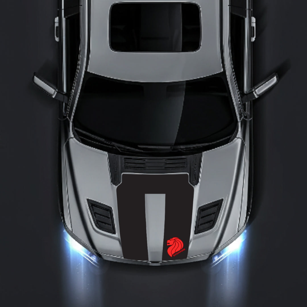 Hood Panel Decal/Sticker - Singapore Graphic Kit - For Dodge RAM 1500 2019-2025 - Premium Vinyl