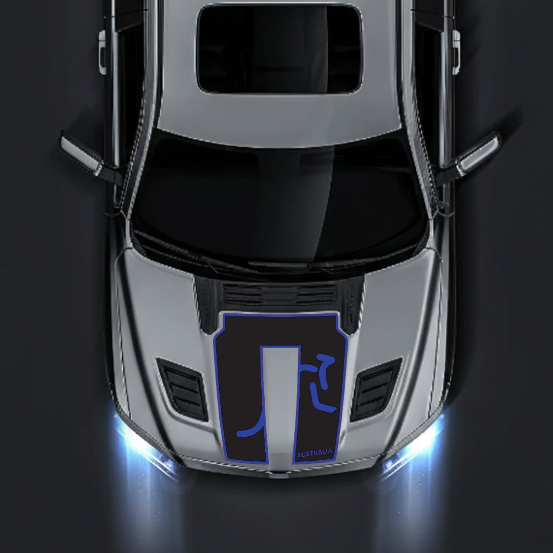 Hood Panel Decal/Sticker - Australia - Border Graphic Kit - For Dodge RAM 1500 2019-2025 - Premium Vinyl