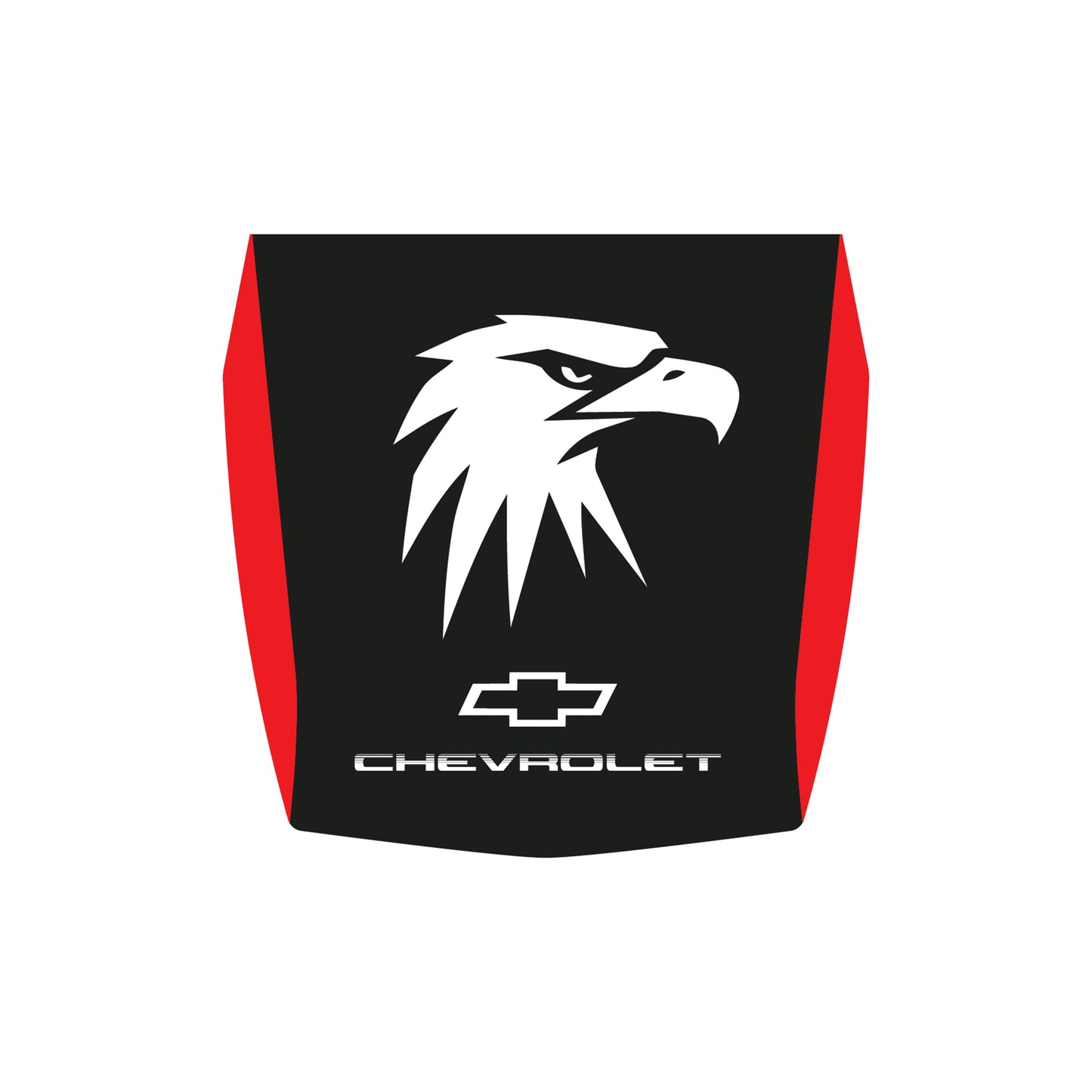 Hood Panel Decal/Sticker - Eagle Head Graphic Decal Graphic Kit - For Chevrolet Silverado 2019-2024 - Premium Vinyl