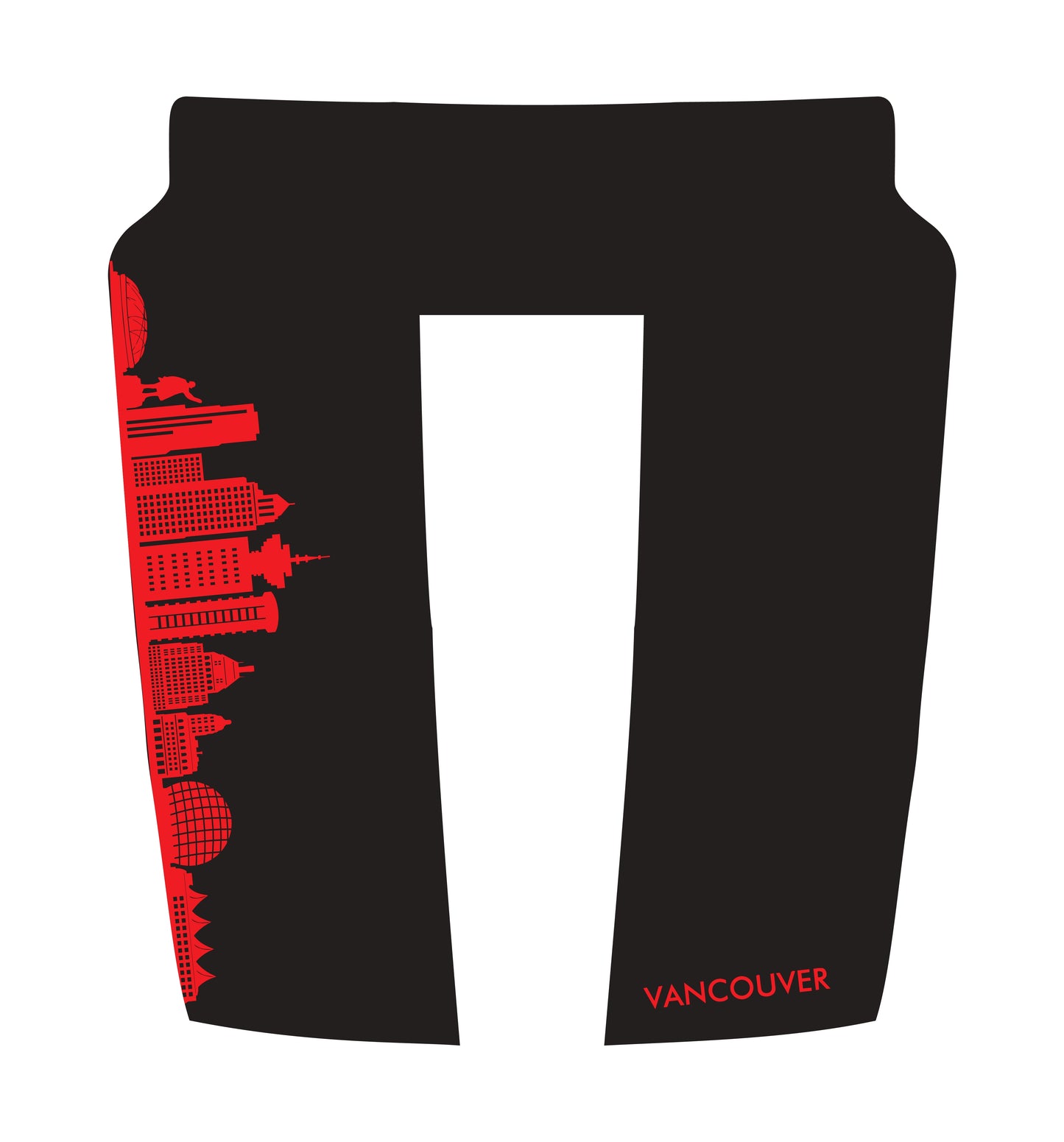 Hood Panel Decal/Sticker - Vancouver Skyline Graphic Kit - For Dodge RAM 1500 2019-2025 - Premium Vinyl