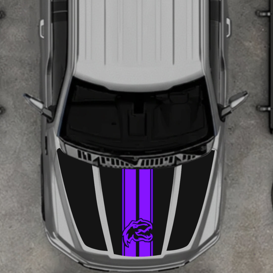 Hood Panel Decal/Sticker - Rex Style 2 Graphic Kit - For Ford F-150 2020-2026 - Premium Vinyl