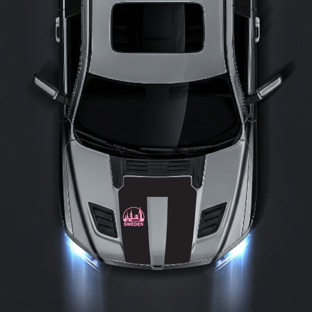 Hood Panel Decal/Sticker - Sweden Graphic Kit - For Dodge RAM 1500 2019-2025 - Premium Vinyl