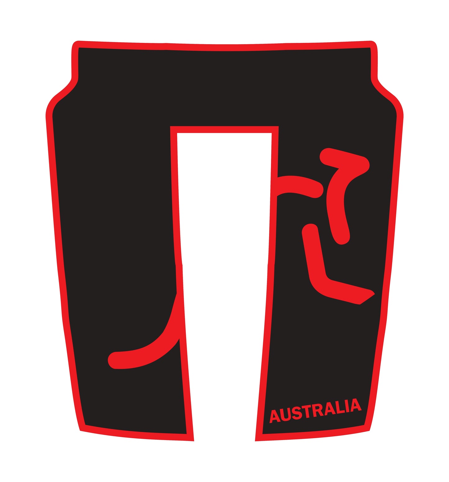 Hood Panel Decal/Sticker - Australia - Border Graphic Kit - For Dodge RAM 1500 2019-2025 - Premium Vinyl