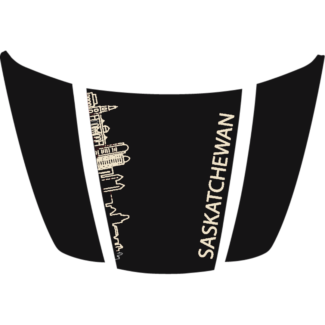 Hood Panel Decal/Sticker - Saskatchewan Skyline Graphic Kit - For Ford F-150 2020-2026 - Premium Vinyl