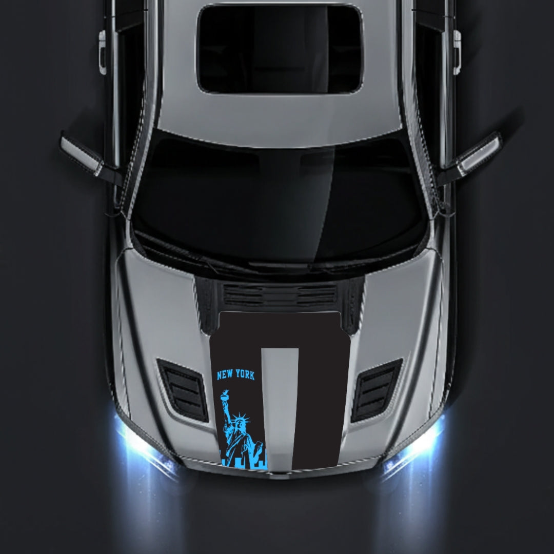 Hood Panel Decal/Sticker - New York Graphic Kit - For Dodge RAM 1500 2019-2025 - Premium Vinyl