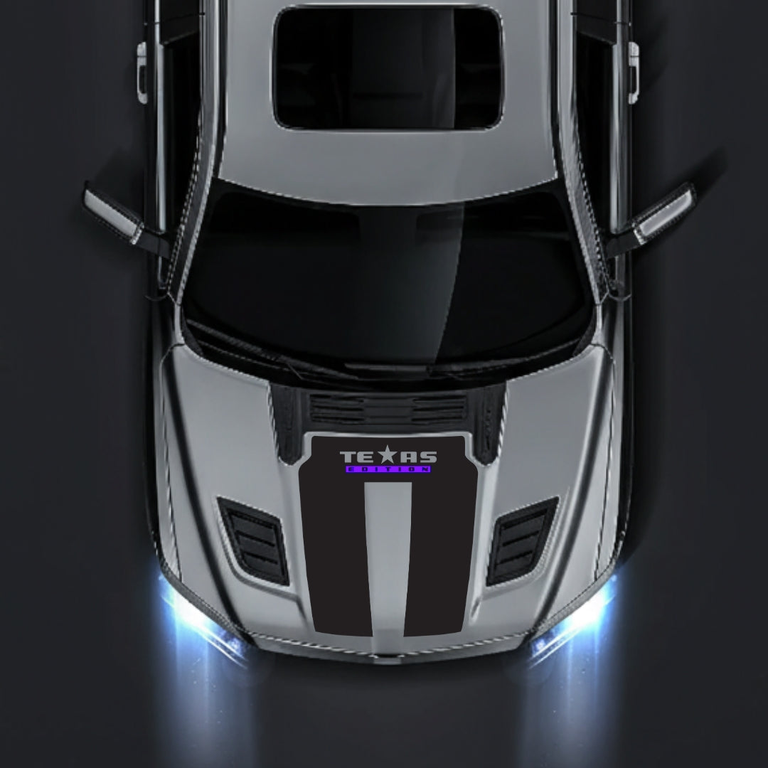 Performance Hood Panel Decal/Sticker - Texas Edition - Cut Graphic Kit - For Dodge RAM 1500 2019-2025 - Premium Vinyl