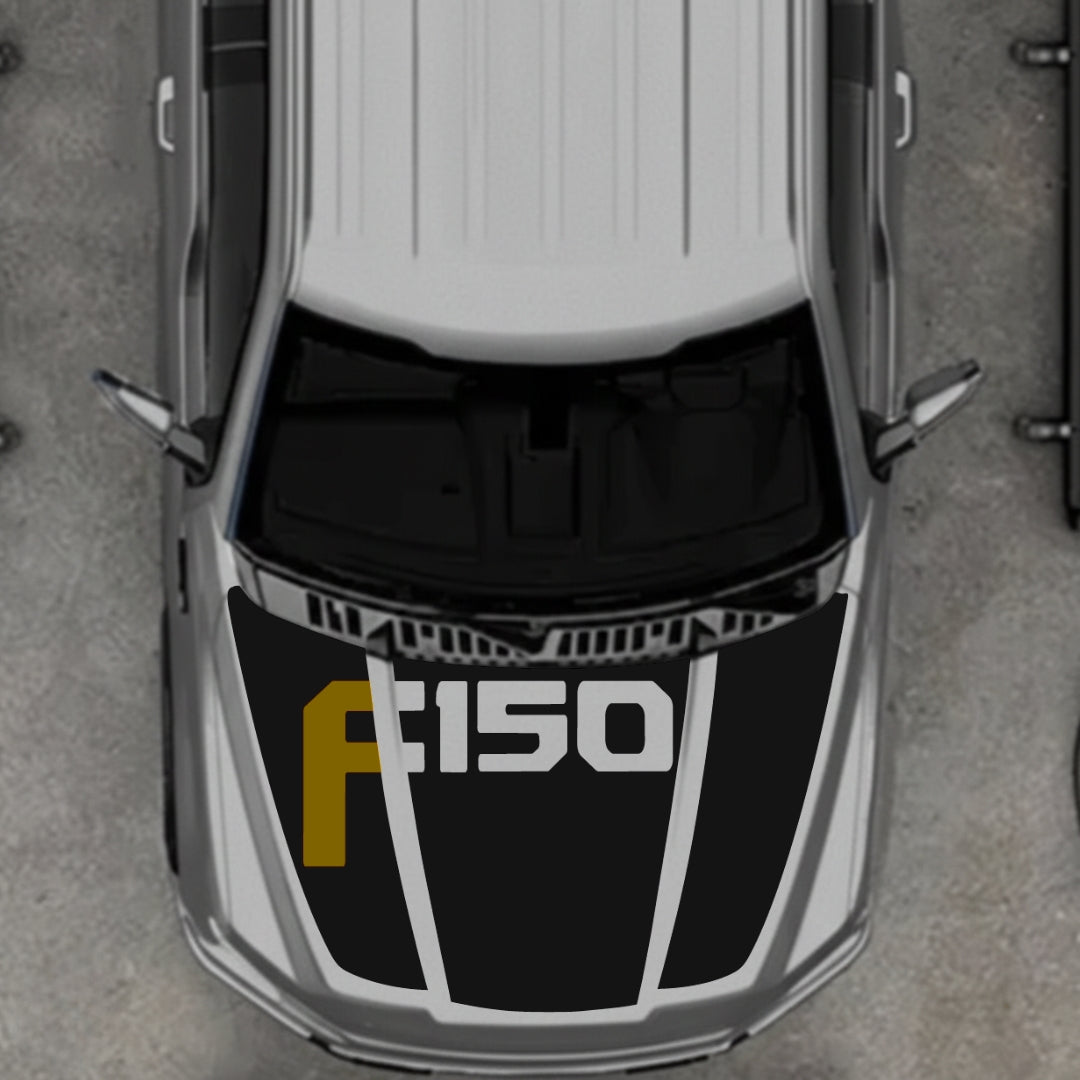 Hood Panel Decal/Sticker - Style 20 Graphic Kit - For Ford F-150 2020-2026 - Premium Vinyl