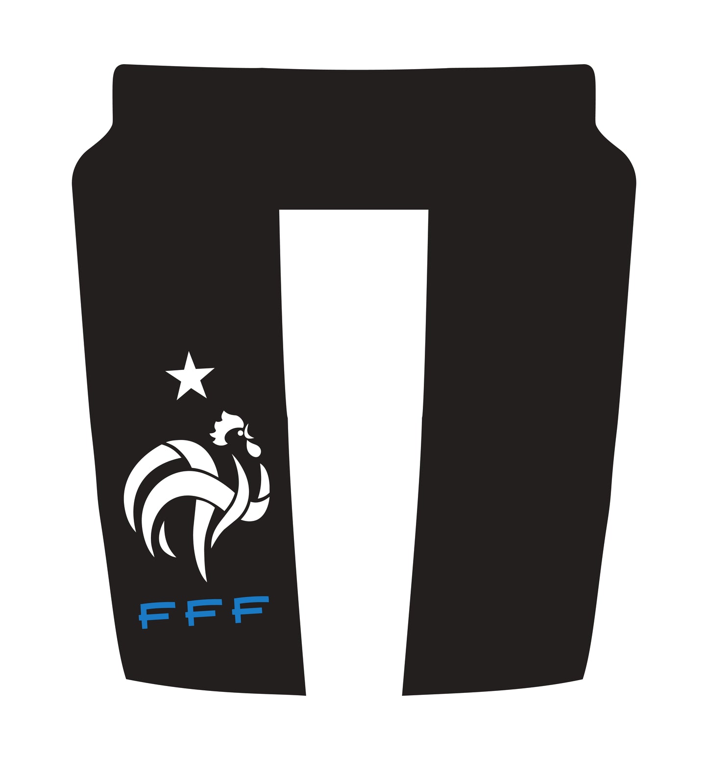 Performance Hood Panel Decal/Sticker - French Football Federation Logo Graphic Kit - For Dodge RAM 1500 2019-2025 - Premium Vinyl