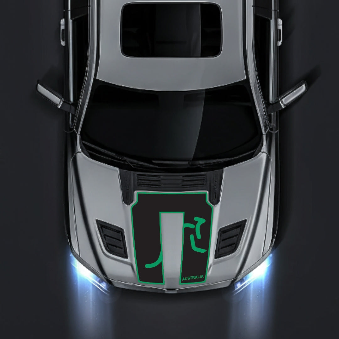 Hood Panel Decal/Sticker - Australia - Border Graphic Kit - For Dodge RAM 1500 2019-2025 - Premium Vinyl