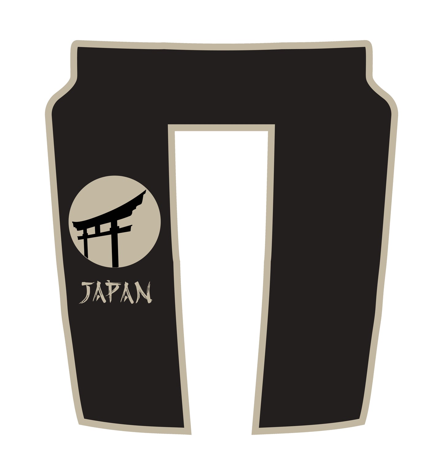 Performance Hood Panel Decal/Sticker - Japan - Border Graphic Kit - For Dodge RAM 1500 2019-2025 - Premium Vinyl