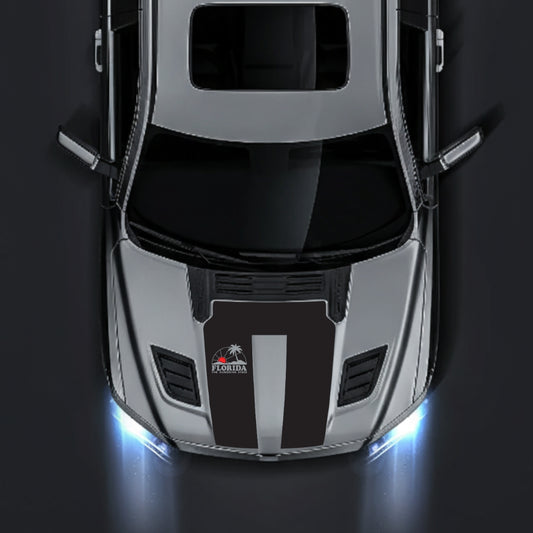 Hood Panel Decal/Sticker - Florida - Cut Graphic Kit - For Dodge RAM 1500 2019-2025 - Premium Vinyl