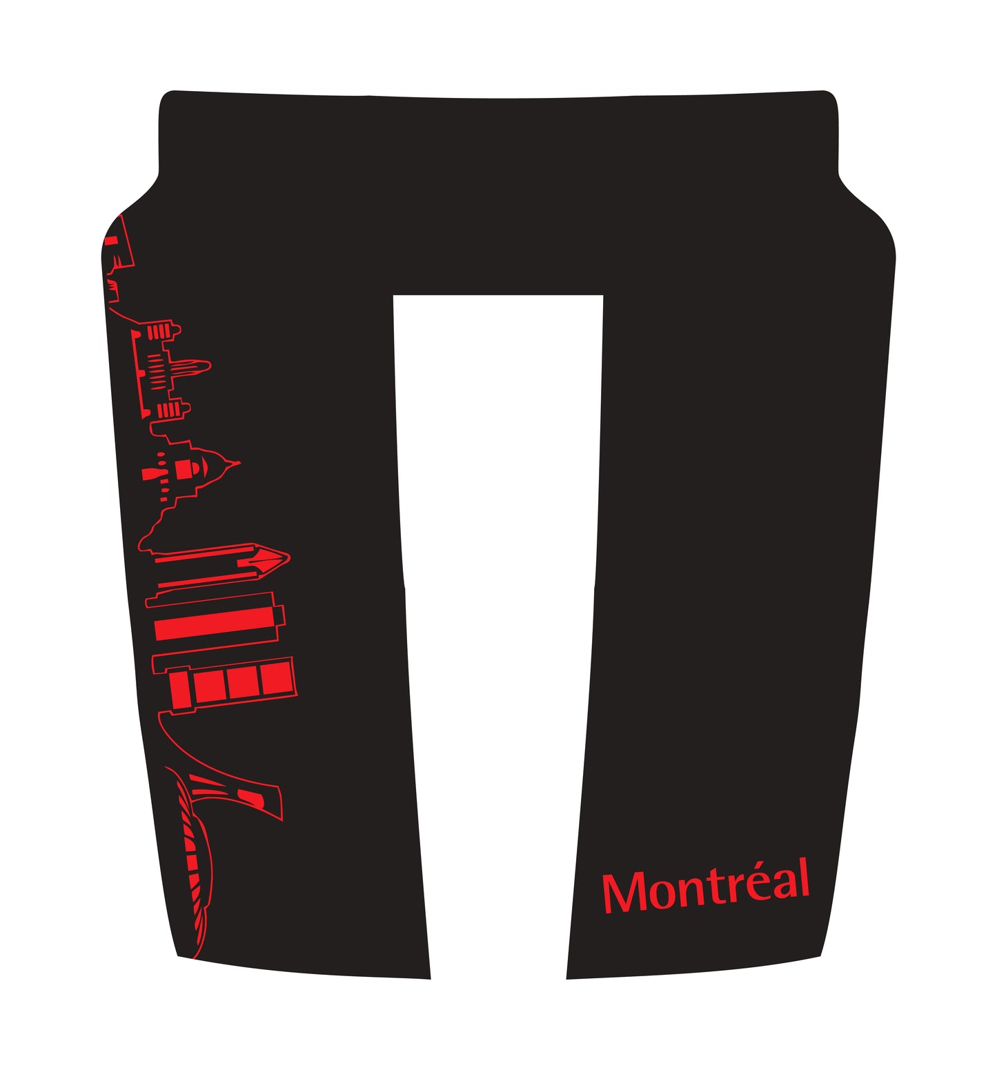 Hood Panel Decal/Sticker - Montreal Skyline Graphic Kit - For Dodge RAM 1500 2019-2025 - Premium Vinyl