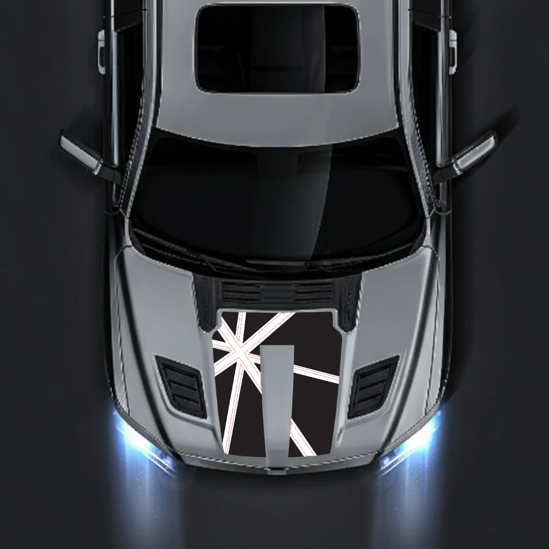 Hood Panel Decal/Sticker - England Graphic Kit - For Dodge RAM 1500 2019-2025 - Premium Vinyl