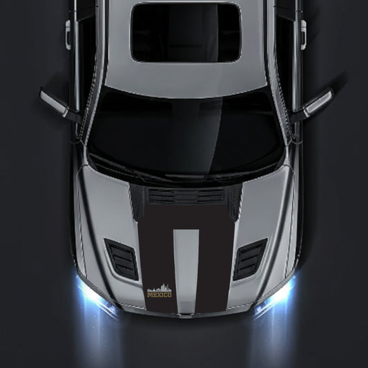 Performance Hood Panel Decal/Sticker - Mexico - Cut Graphic Kit - For Dodge RAM 1500 2019-2025 - Premium Vinyl