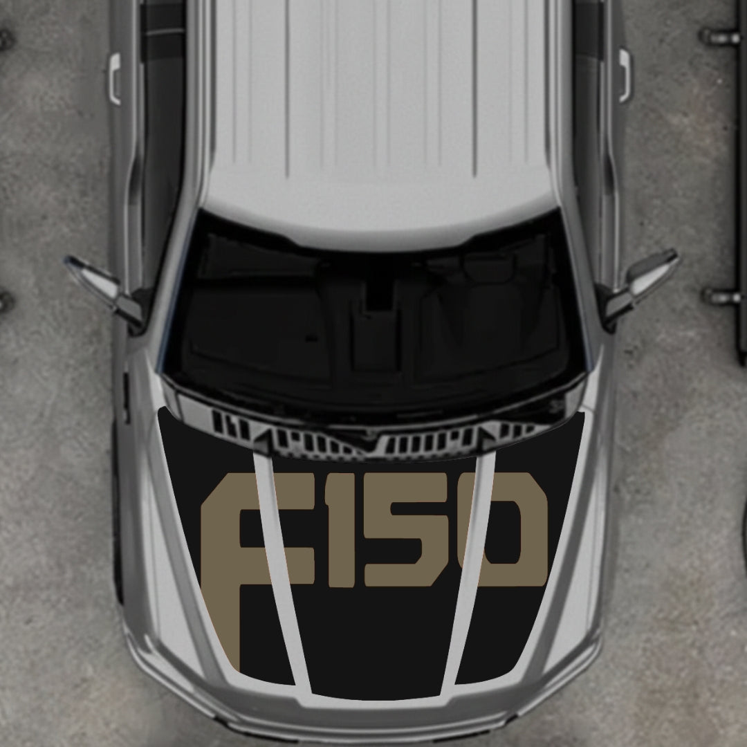 Hood Panel Decal/Sticker - Style 18 Graphic Kit - For Ford F-150 2020-2026 - Premium Vinyl