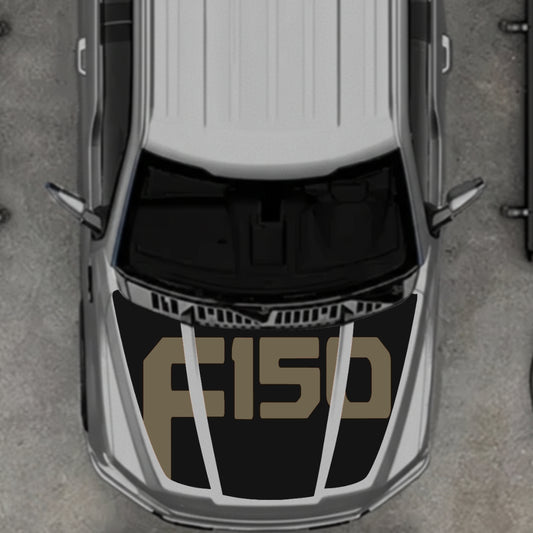 Hood Panel Decal/Sticker - Style 18 Graphic Kit - For Ford F-150 2020-2026 - Premium Vinyl