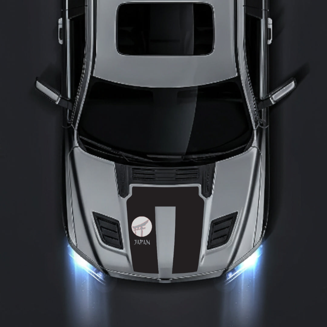 Hood Panel Decal/Sticker - Japan - Cut Graphic Kit - For Dodge RAM 1500 2019-2025 - Premium Vinyl