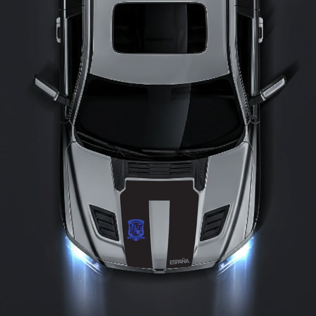 Hood Panel Decal/Sticker - Spain - Cut Graphic Kit - For Dodge RAM 1500 2019-2025 - Premium Vinyl