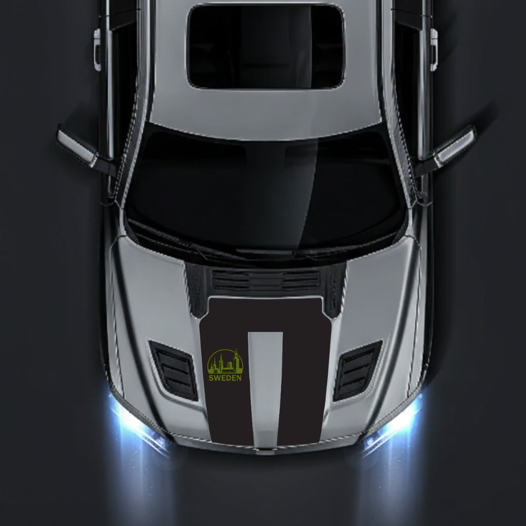Performance Hood Panel Decal/Sticker - Sweden Graphic Kit - For Dodge RAM 1500 2019-2025 - Premium Vinyl