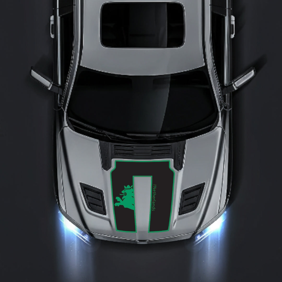 Hood Panel Decal/Sticker - Netherlands - Border Graphic Kit - For Dodge RAM 1500 2019-2025 - Premium Vinyl