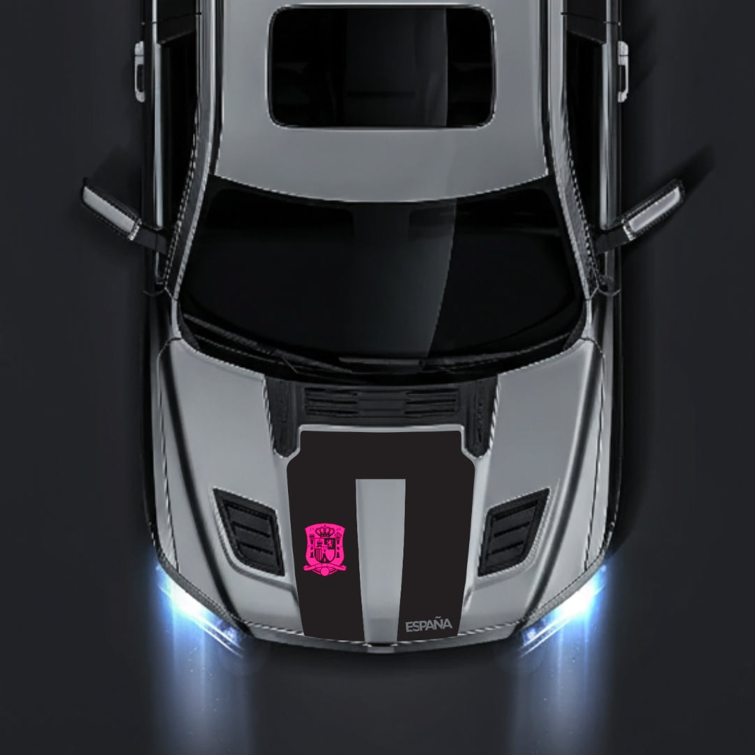 Hood Panel Decal/Sticker - Spain - Cut Graphic Kit - For Dodge RAM 1500 2019-2025 - Premium Vinyl