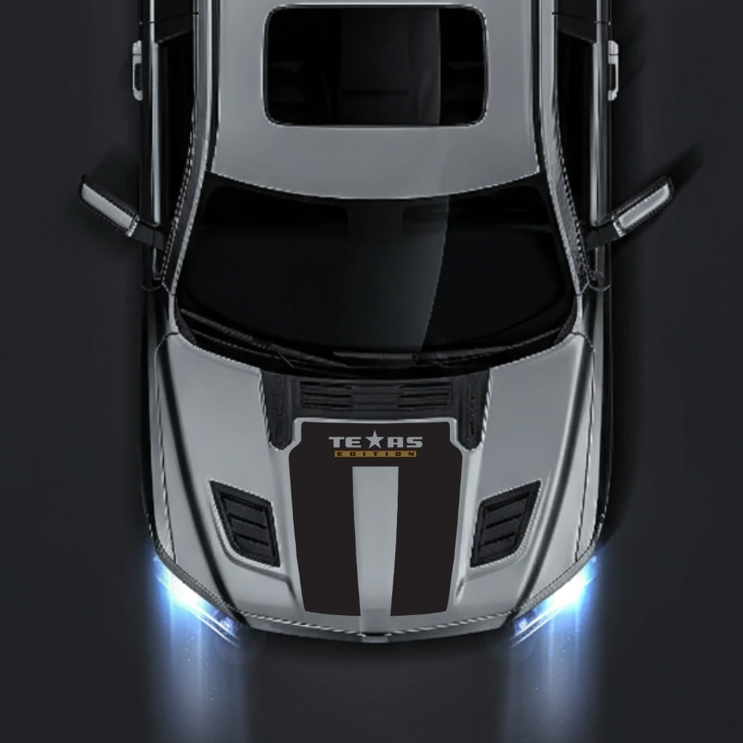 Performance Hood Panel Decal/Sticker - Texas Edition - Cut Graphic Kit - For Dodge RAM 1500 2019-2025 - Premium Vinyl