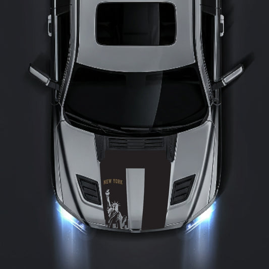 Performance Hood Panel Decal/Sticker - New York - Cut Graphic Kit - For Dodge RAM 1500 2019-2025 - Premium Vinyl