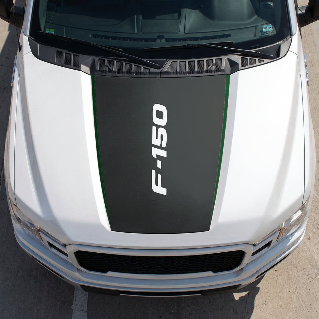 Hood Panel Decal/Sticker - Italic Style F150 Graphic Decal Graphic Kit - For Ford F-150 2015-2020 - Premium Vinyl