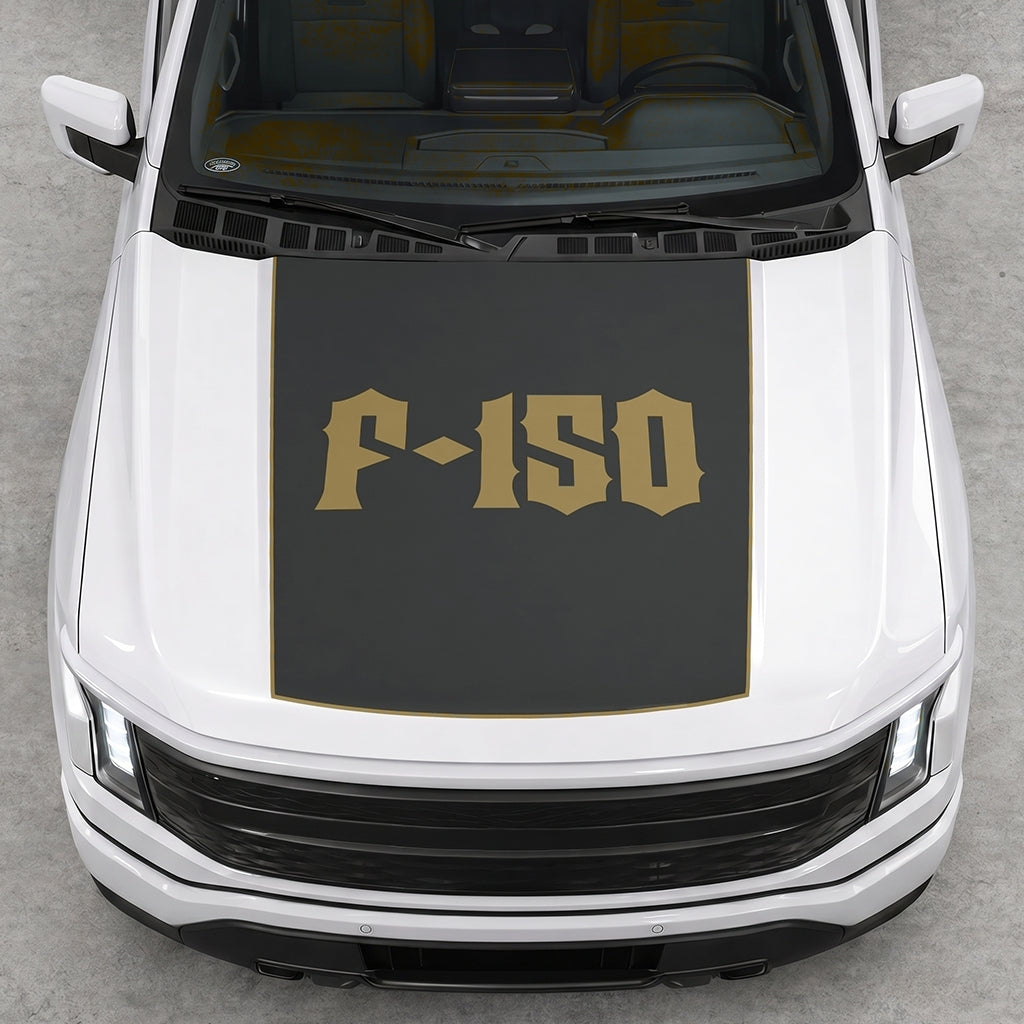 Hood Panel Decal/Sticker - Lightning F150 Graphic Decal Graphic Kit - For FORD F-150 2015-2020 - Premium Vinyl