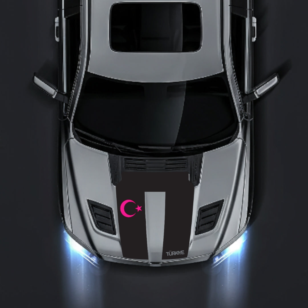 Hood Panel Decal/Sticker - Turkey - Cut Graphic Kit - For Dodge RAM 1500 2019-2025 - Premium Vinyl