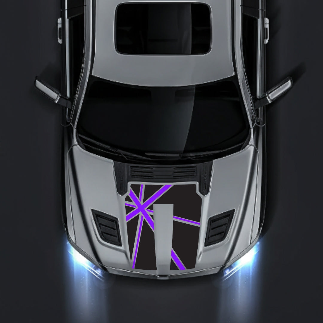 Performance Hood Panel Decal/Sticker - England - Cut Graphic Kit - For Dodge RAM 1500 2019-2025 - Premium Vinyl