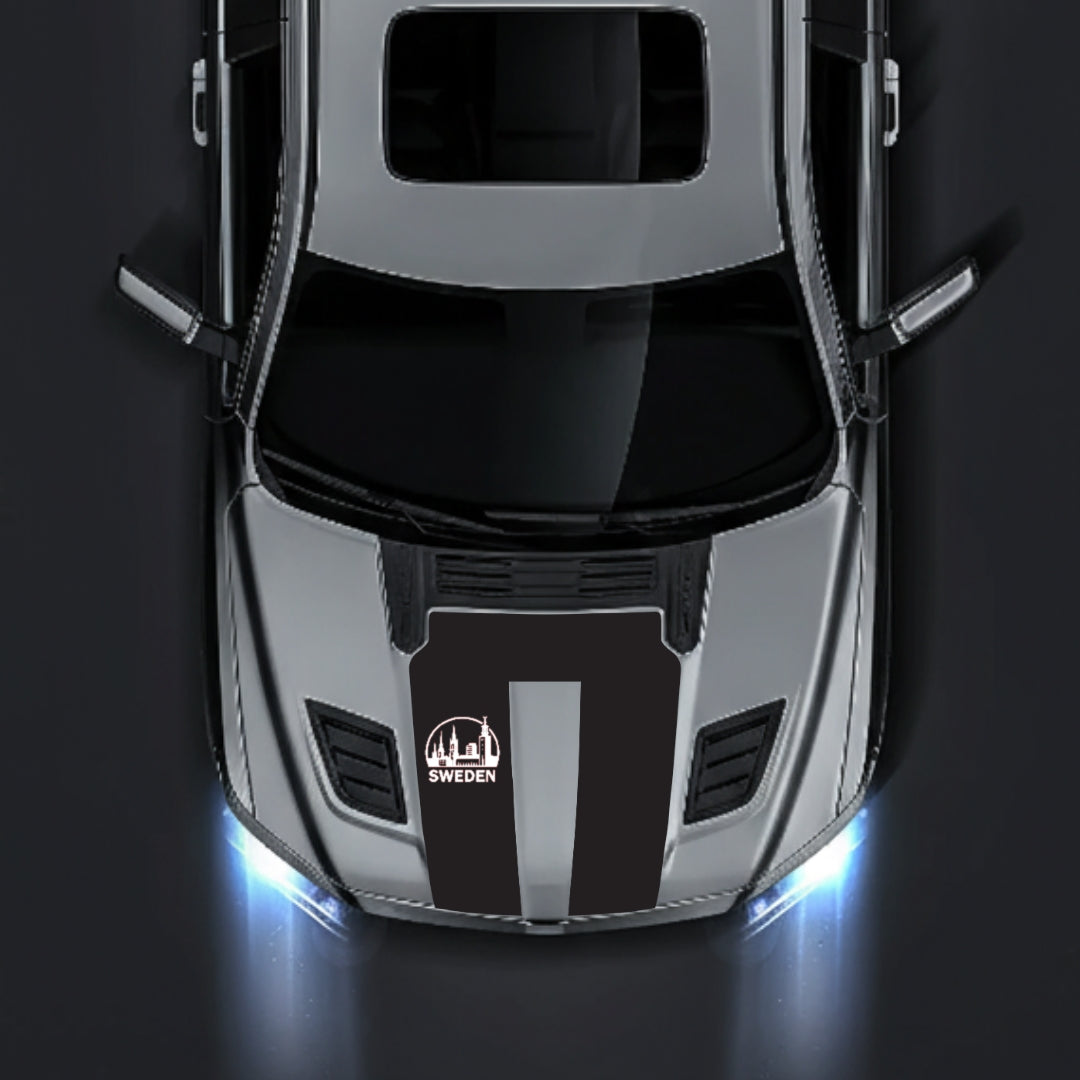 Hood Panel Decal/Sticker - Sweden Graphic Kit - For Dodge RAM 1500 2019-2025 - Premium Vinyl