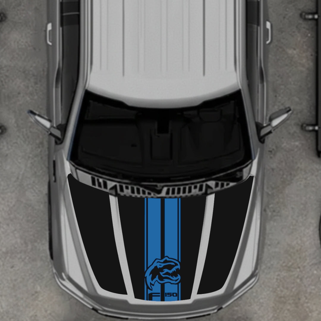 Hood Panel Decal/Sticker - Rex Graphic Kit - For Ford F-150 2020-2026 - Premium Vinyl