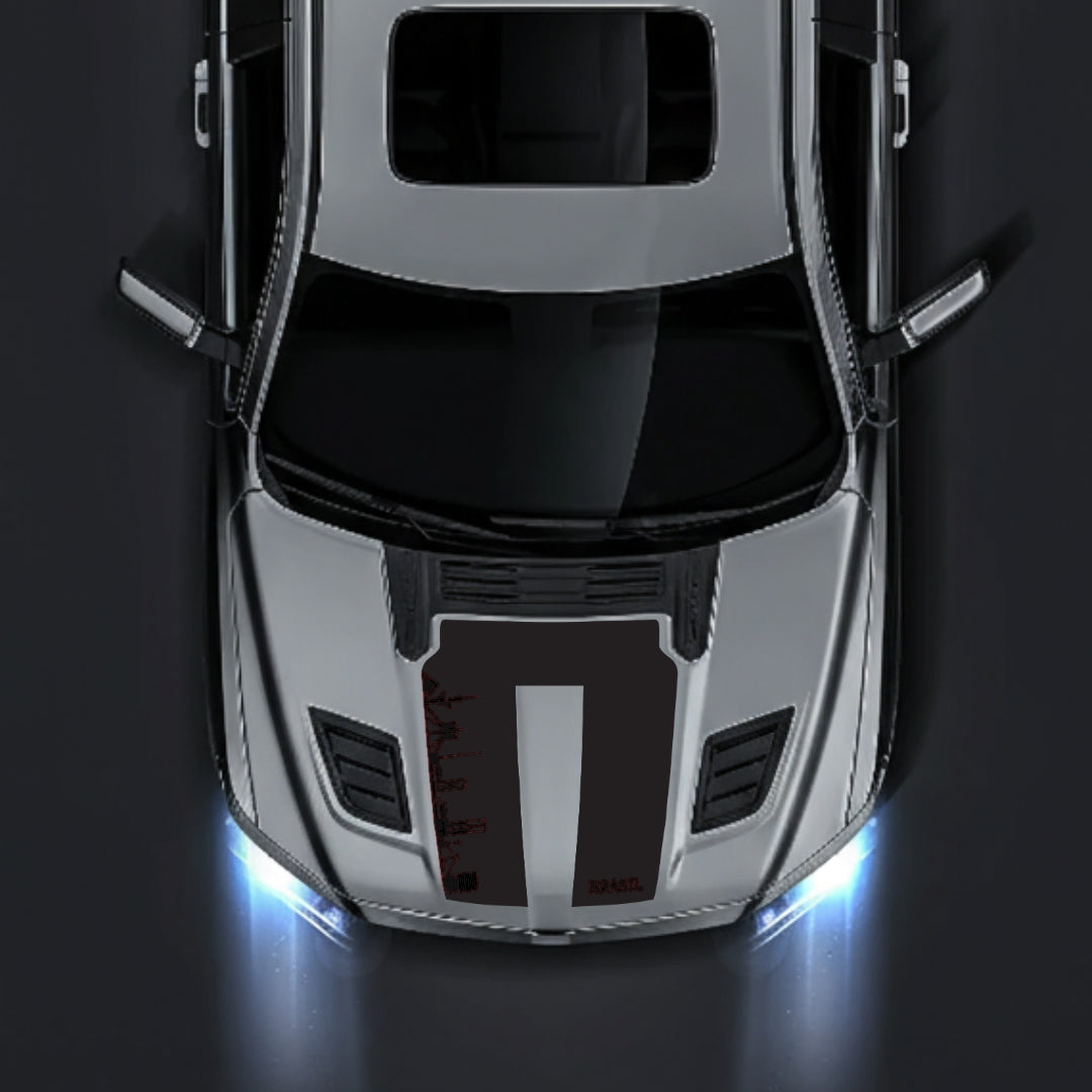 Hood Panel Decal/Sticker - Brazil Skyline Graphic Kit - For Dodge RAM 1500 2019-2025 - Premium Vinyl