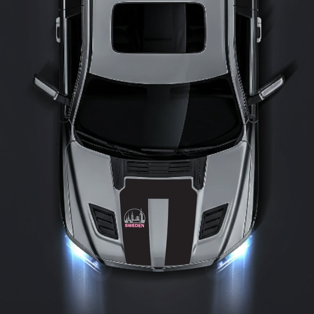 Hood Panel Decal/Sticker - Sweden - Cut Graphic Kit - For Dodge RAM 1500 2019-2025 - Premium Vinyl