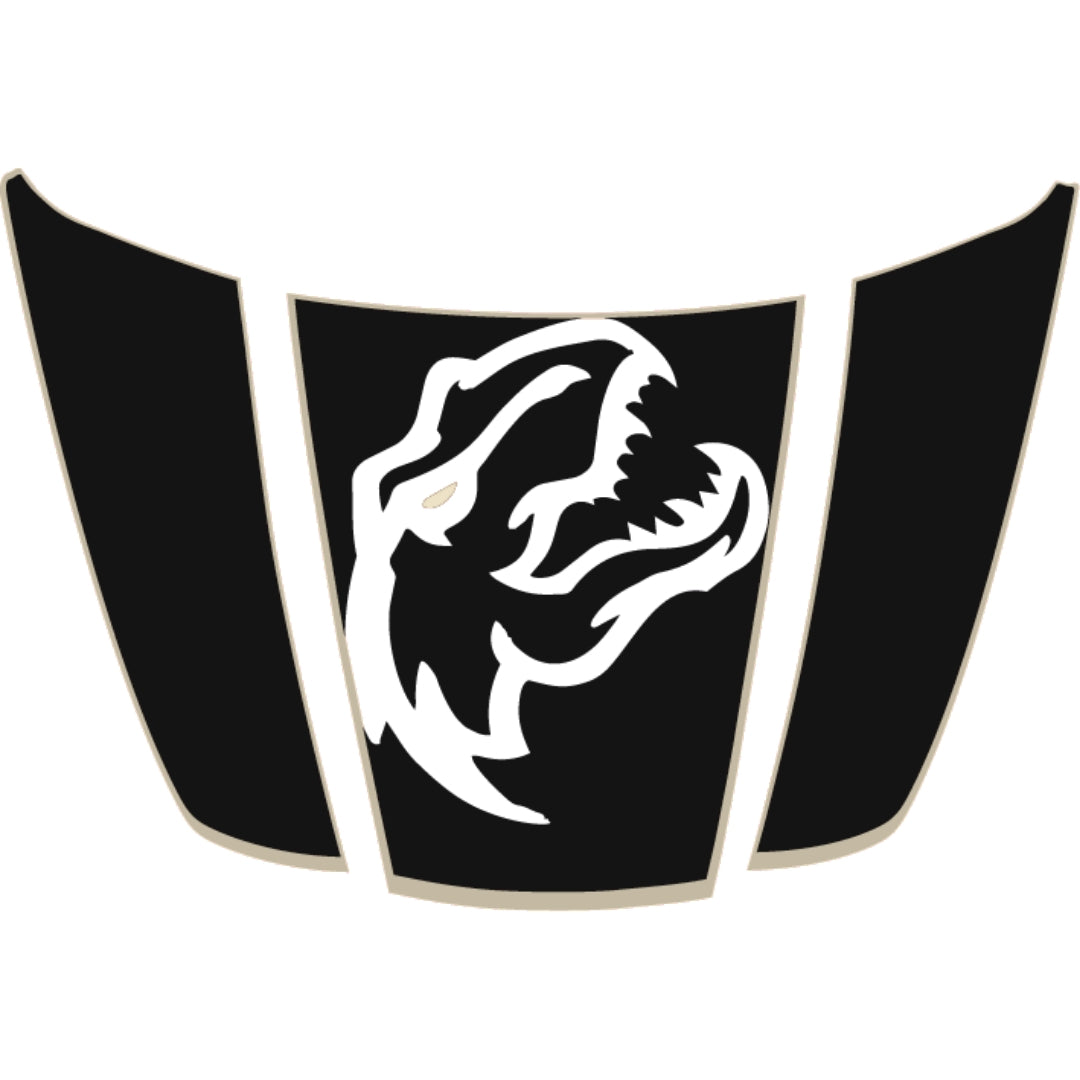 Hood Panel Decal/Sticker - Rex Style 4 Graphic Kit - For Ford F-150 2020-2026 - Premium Vinyl